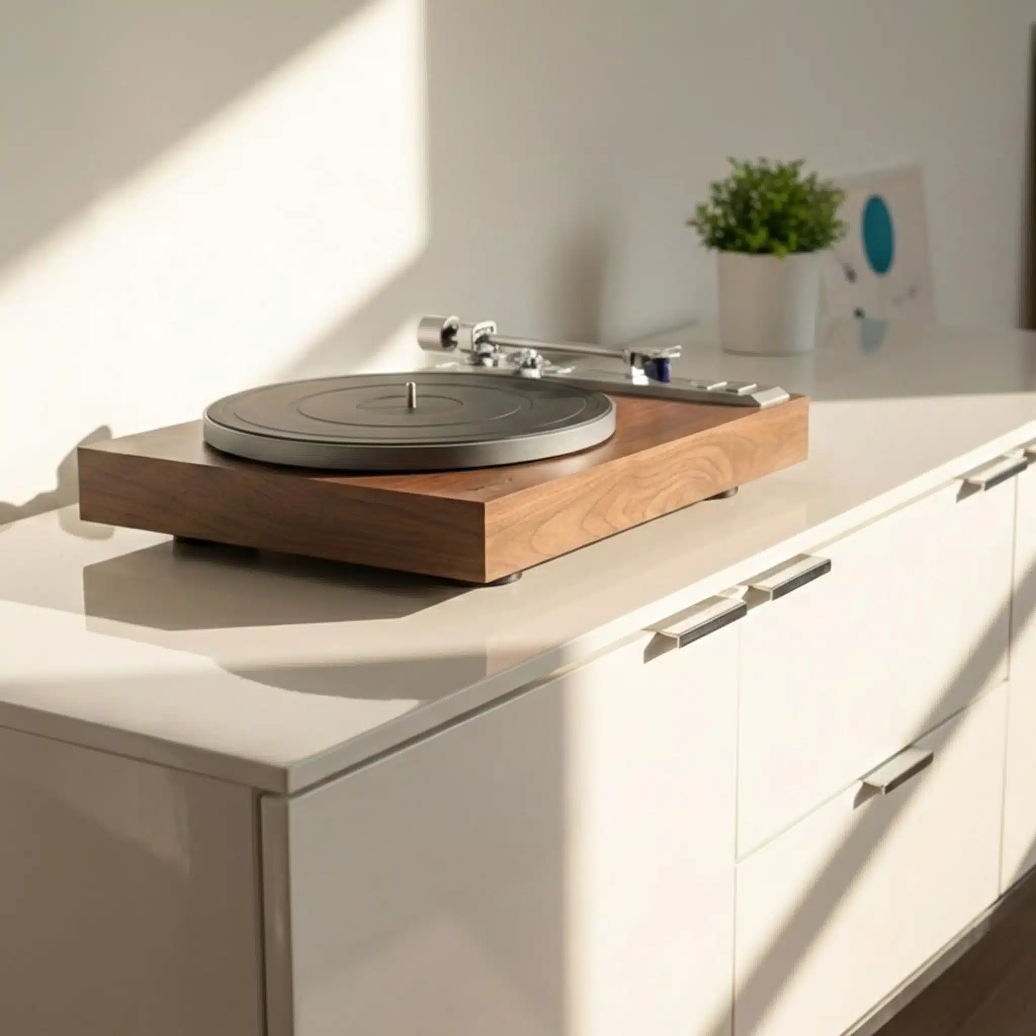 Førsteklasses direct drive-pladespiller med Ortofon 2M Blue-patron og Bluetooth - Billede 3