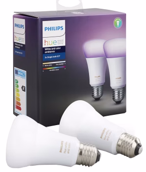 Philips Hue Ambiance pære dobbeltpakke 10W E27 - Restsalg
